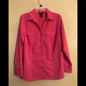 Like new pink Lane Bryant button downs Size 14/16